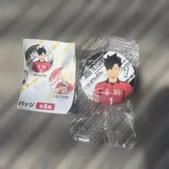 くら寿司 黒尾鉄朗 缶バッジ カード付き