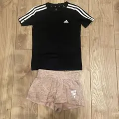adidas Tシャツとショートパンツセット 130cm