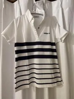 adidas ストライプ ポロシャツ スカート セット