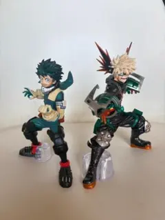 ヒロアカ　一番くじA賞緑谷出久　ラストワン賞爆豪勝己　フィギュア