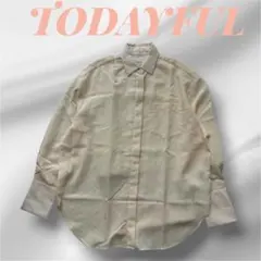 【TODAYFUL】トゥデイフル シルキーポケットシャツ F タグ付きのサムネイル