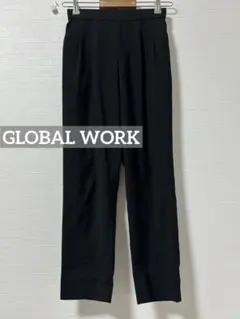 k0153 GLOBAL WORK ウツクシルエットDRYテーパードパンツ
