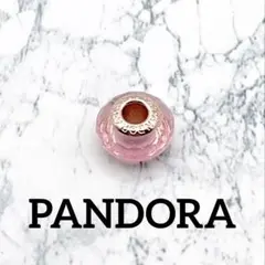PANDORAチャーム162☆Murano Glass ピンク