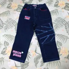 mezzo piano ダークブルー パンツ 160cm