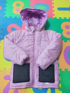 中綿コート ピンク140