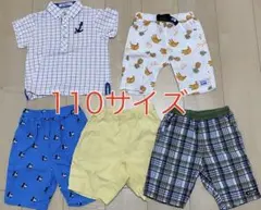 110サイズ ハーフパンツセット　ポロシャツfamiliar LEE