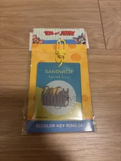 トムとジェリー バイカラーキーホルダー [A] 新品
