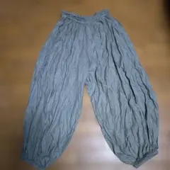 Amina レーヨン100% サルエルパンツ グレー