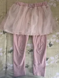 チュチュスカート付きレギンス 110cm ピンク
