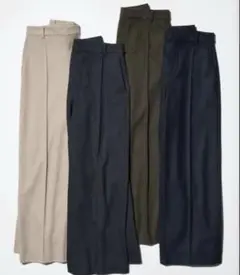 UNIQLO ブラッシュドジャージーパンツ ベージュ M