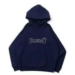 ブレスユー blessu パーカー BLESS U ブレスユー パーカー ネイビー BLESSU - メルカリ