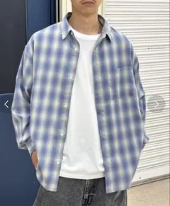 チャオパニック　アンブレチェックシャツ　Lサイズ