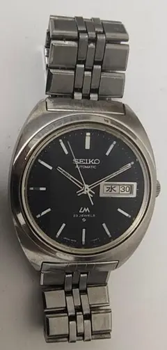 SEIKO 自動巻き時計 黒文字盤 23石 希少 稼働 セイコー SEIKO ロードマチック 23石 オートマチック