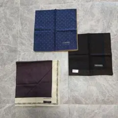 BURBERRYハンカチ3枚セット(新品未使用)
