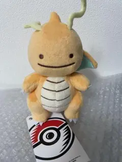 【海外ポケセン正規品】　ポケモン　へんしんメタモン　ぬいぐるみ　カイリュー Amazon.co.jp: ポケモンセンターオリジナル マスコット へんしん