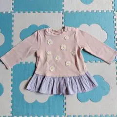 プティマイン　 ピンク 長袖トップス 　サイズ90cm