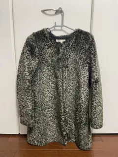 レオパード柄ファーコート