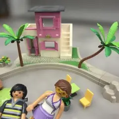 playmobil レア　city life modern house セット