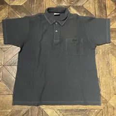 LACOSTE ポロシャツ チャコールグレー ポケット付 後染め サイズ4のサムネイル