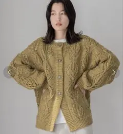 【LOWRYSFARM】2wayスカシガラニット