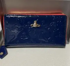 【新品】Vivienne Westwood 青赤 長財布