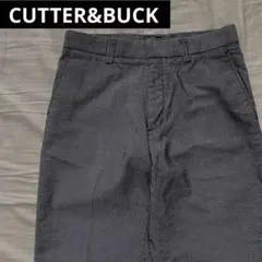 ●カッターアンドバック●ロングパンツ ストライプ 79 ゴルフ 黒系 白系