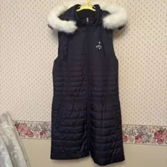未使用】BEAMS GOLF ボア ダウンワンピース 防寒 ネイビー M - メルカリ