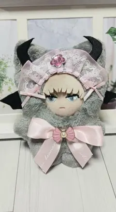 耳付き帽子&ネックレス ぬい服 にじぱぺっと ぬい活 - メルカリ