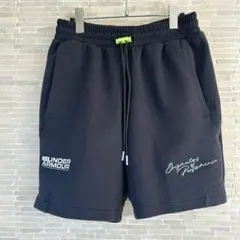【UNDER ARMOUR 美品】吸汗速乾 ダブルニットジャージ ショートパンツ