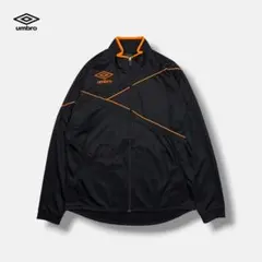 UMBRO track jacket 刺繍ロゴ ブラック O