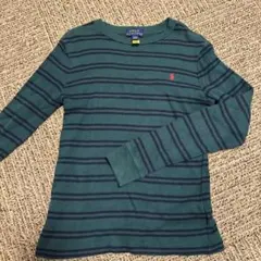 Polo Ralph Lauren 長袖カットソー グリーン/ネイビー