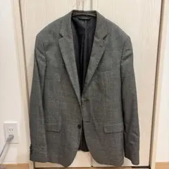 BANANA REPUBLIC テーラードジャケット グレー チェック柄のサムネイル