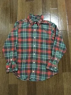 MR58 Ralph Lauren 長袖シャツ 130サイズ チェック柄