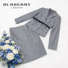 美品✨バーバリー シルク混スーツ 38 卒業式 入学式