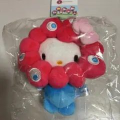 2025 大阪関西万博　ハローキティ ミャクミャク　カラビナつき　ぬいぐるみ