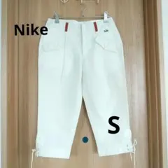 ナイキ　レディース　ゴルフパンツ　七分丈
オフホワイト　S　美品