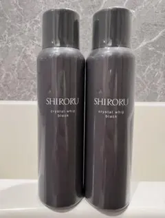 SHIRORU crystal whip black 120g 2本セット - メルカリ