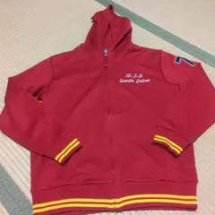 赤いフルジップパーカー D.J.S South Extra