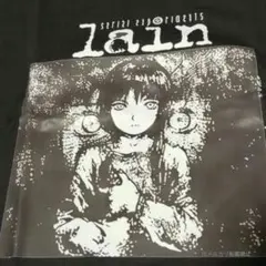 シリアルエクスペリメンツレイン　ロゴ　Tシャツ　ブラック　黒