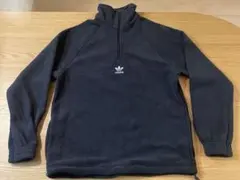 adidas アディダス ハーフジップ フリース ブラック