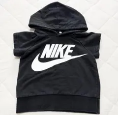 NIKE ナイキ ベビー服 フード付き 半袖 Sサイズ 80cm 黒 トレーナー