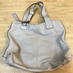 サザビー トートバッグ ハンドバッグ 肩掛け レザー A4可能 グレージュ