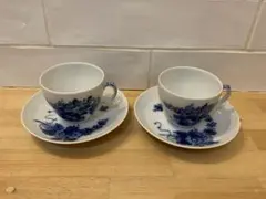 G0308-23★美品　ROYAL Copenhagen 2客セット　お花柄