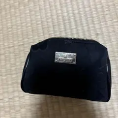 MARY QUANT ポーチ ブラック デイジー柄