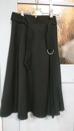 INGNI サイドプリーツロングスカート Ｍ 黒