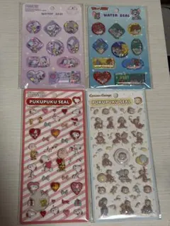 スヌーピー、おさるのジョージ、トムとジェリーシール