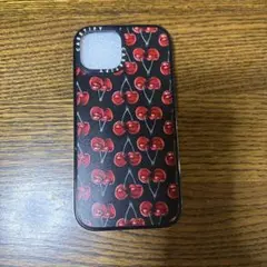チェリー柄 iPhone14用ソフトケース