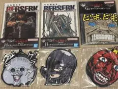 ベルセルク　一番くじ　キャンバスボード　2種　ラバーコースター4種