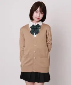 WEGO カーディガン ベージュ 平成ギャル 制服 スクール 高校生 jk