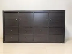 IKEA カラックス 引き出し付き ダークブラウンのサムネイル